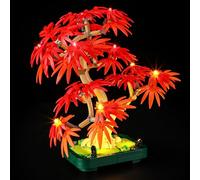 YEABRICKS LED Luz para Lego-10348 Botanical Bonsai de Arce Rojo de Japón Modelo de Bloques de Construcción (Juego de Lego no incluido)