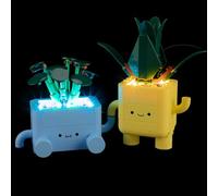 YEABRICKS LED Luz para Lego-10349 Botanical Pequeñas Plantas Sonrientes Modelo de Bloques de Construcción (Juego de Lego no incluido)