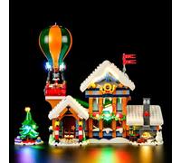 YEABRICKS Luz LED para 10339 Icons Santa's Post Office Building Blocks Model (juego de construcción no incluido)