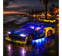 YEABRICKS Luz LED para coche Lego 42236TechnicFord Mustang GT del taller de tuning, modelo de bloques de construcción (juego de bloques de construcción no incluido)