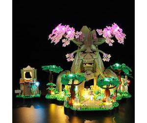 YEABRICKS Luz LED para el modelo de bloques de construcción 77092 La leyenda de Zelda Gran Árbol Deku 2-en-1 (el set de construcción NO está incluido)
