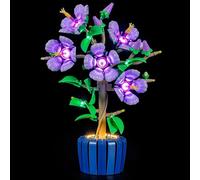 YEABRICKS Luz LED para Lego-10372 modelo de bloques de construcción botánicos de hibisco (juego de construcción no incluido)