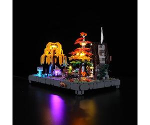 YEABRICKS Luz LED para Lego-11372 Icons Autumn Cottage Garden Building Blocks Model (juego de construcción no incluido)