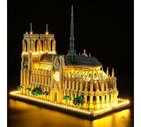YEABRICKS Luz LED para Lego-21061 Architecture Notre-Dame de París, modelo de bloques de construcción (Lego Set no incluido)