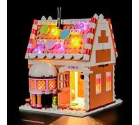 YEABRICKS Luz LED para Lego-40809 Navidad festiva casa de jengibre modelo de bloques de construcción (juego de construcción no incluido)