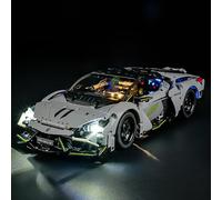 YEABRICKS Luz LED para Lego-42214 Technic Lamborghini Revuelto Super Sports Car Building Blocks Model (juego de construcción no incluido)