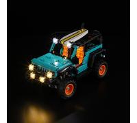 YEABRICKS Luz LED para Lego 42227 Technic Jeep Wrangler Rubicon, modelo de bloques de construcción (juego de bloques de construcción no incluido)
