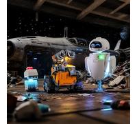 YEABRICKS Luz LED para Lego-43279 Disney WALL-E y EVE modelo de bloques de construcción (juego de construcción no incluido)