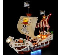 YEABRICKS Luz LED para Lego-75639 de una pieza The Going Merry Pirate Ship Building Blocks Model (juego de construcción no incluido)