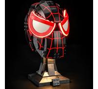 YEABRICKS Luz LED para Lego-76329 Miles Morales' Mask Building Blocks Model (Lego Set no incluido)