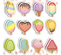YeahBoom 720 Hojas Notas Autoadhesivas,Notas Adhesivas de Helados,Mini Notas Adhesivas,12 Estilos Sticky Notes Bonitas,para Recordatorios, Planificadores, Mensajes, Escuela, Oficina