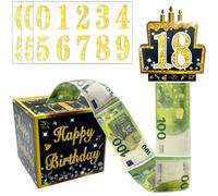 YeahBoom Caja Sorpresa de Dinero Real para Regalos, Cumpleaños, Navidad y Día de San Valentín