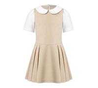 YEAHDOR Niña Vestido Uniforme Escolar para Niñas Formal con Pliegues Traje | Estilo Prep,Amigable Con La Piel,Faldas Pliegues,Ropa Casual,Fiesta,Temática,Vida Cotidiana,Espectáculo Escolar,Escuela
