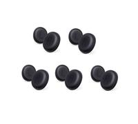 Yealink Almohadilla auricular negra para BH76 (5 pares) Cinco pares de almohadillas de espuma/silicona de repuesto compatibles con los auriculares Yealink