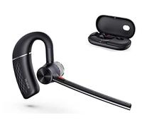 Yealink Auriculares Bluetooth BH71 funcionan, certificados por equipos | Auriculares Bluetooth manos libres con 4 micrófonos con cancelación de ruido para teléfono celular, botón de silencio