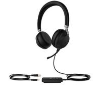 Yealink Auriculares Bluetooth Premium UH38 Dual USB/Bluetooth con cancelación automática de Ruido ANC Luz ocupada Dual Silencio - Equipos