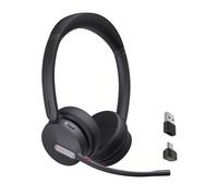 Yealink Auriculares inalámbricos Bluetooth BH70 Teams con micrófono para el Trabajo, batería de hasta 35 Horas de conversación, Auriculares compatibles con para computadora móvil, Auriculares para