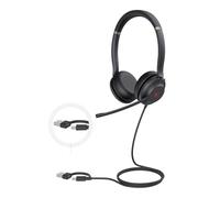 Yealink Auriculares UH37 Dual UC USB-C/A