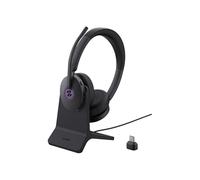 Yealink BH 74 UC - Auriculares con Soporte de Carga, Bluetooth, Hybrid ANC, Tiempo de conversación de 32 Horas, USB-C/A