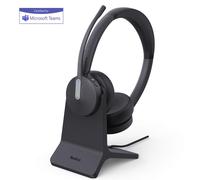 Yealink Yealink BH70 Dúo Teams con base de carga Auricular inalámbrico estéreo Bluetooth con certificación Teams, cancelación de ruido, dongle USB-C/A y base