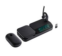 Yealink BH71 Workstation Pro Auriculares Inalámbricos Bluetooth 5.2 para Oficina/Centro de Llamadas, Negro, 10h Batería, 30m Alcance