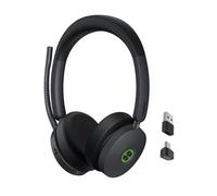 Yealink BH74 ANC Auriculares inalámbricos Bluetooth, 6X Micrófono híbrido con cancelación de Ruido, 32 Horas de duración de la batería en conversación, certificación Microsoft Teams