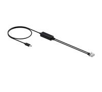 Yealink Cable telefónico para auriculares WH64/WH63 E2/WH68 DECT-3311093 | Solo audio: sin función de botón de respuesta/final, compatible con teléfonos de escritorio Cisco, Poly, Avaya, Mitel