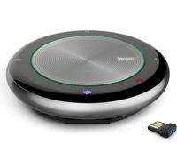 Yealink CP700 Teams Edition - Altavoz Universal USB/Bluetooth con Adaptador USB, Color Negro y Gris