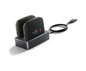 Yealink CPW65 Micrófono Omnidireccional Alámbrico Negro con Silencio, 20 m, Batería 1500 mAh
