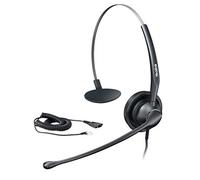 Yealink - YHS34 Auriculares Alámbrico Diadema Oficina/Centro de llamadas Negro - YHS34-MONO