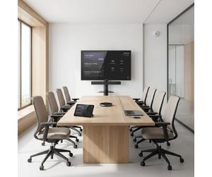 Yealink Pack de videoconferencia MTR Windows Yealink para sala mediana Kit MTR Windows con MVC S40-C5U, PA20, micrófono VCM36-W, pantalla iiyama 65”, soporte