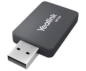 Yealink SIP Ass. WF50 WF50 - Dongle Wi-Fi (USB, WLAN, WF50 (WF50, inalámbrico, USB, WLAN, Wi-Fi 5 802.11ac), 433 Mbit/s, Color Negro