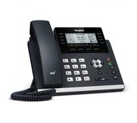 Yealink sip-t43u teléfono ip gris 12 líneas lcd wifi