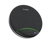 Yealink SP92 Altavoz y micrófono para conferencias de oficina, altavoz Bluetooth portátil con USB, micrófono con cancelación de ruido AI, 20 horas de llamada, para pequeñas salas de reuniones