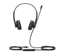 Yealink UH34 Dual Teams Auriculares Alámbrico Diadema Oficina/Centro de llamadas USB tipo A Negro