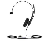 Yealink UH34 Lite Mono Teams Auriculares Alámbrico Diadema Oficina/Centro de llamadas USB tipo A Negro