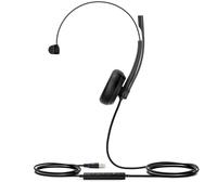 Yealink UH34 Mono UC Auriculares Alámbrico Diadema Oficina/Centro de llamadas USB tipo A Negro