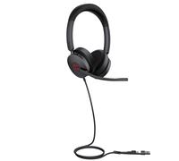 Yealink UH35 Dual Auricular On-Ear Con Cable Micrófono Negro