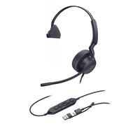 Yealink uh42 mono uc usb-c/a auriculares alámbrico diadema llamadas/m