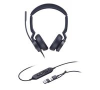 Yealink UH46 Headset Dual Teams USB-C/A Cableado 20-20000 Hz Negro