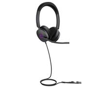 Yealink UH48 Dual Teams USB-C/A - kabelgebundenes Stereo Headset Zertifiziert für UC-Platformen