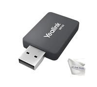 Yealink WF50 Wifi USB Dongle Adapter - for Voip Landline Desk Phones T46U, T44U, T43U, T48U, T56A, T55A, MP54, T46S, T53, T42S, Plug-and-Play, WPA/WPA2 encryption, HD Calls, Video Streaming, GTW Cloth