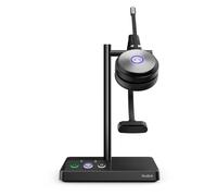 Yealink - WH62 Mono Teams Auriculares Inalámbrico Diadema Oficina/Centro de llamadas MicroUSB Base de carga Negro