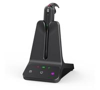 Yealink WH63 E2 DECT - auriculares inalámbricos con micrófono, certificados, rango de 607 pies, auriculares de oficina individuales para escritorio