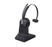 Yealink WH64 Mono Teams - Auriculares con estación Base, Ideal para Equipos de Microsoft, cómodo diseño de una Oreja, reducción de Ruido, Puerto USB