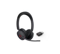 Yealink WH68 Hybrid DECT & Bluetooth Auriculares con ANC, 4 micrófonos con cancelación de Ruido, hasta 150 m de Alcance, 32 h de Tiempo de conversación, Espuma de Memoria, estación de Carga USB