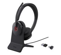 Yealink Yealink BH74 Dúo Teams con base de carga Auricular inalámbrico estéreo Bluetooth con certificación Teams, 4 micros con cancelación de ruido y base de