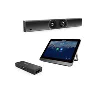 Yealink Yealink MeetingBar A30 + CTP18 + VCH51 Barra todo en uno para videoconferencias con doble cámara PTZ, panel táctil CTP18 y HUB para periféricos ideal