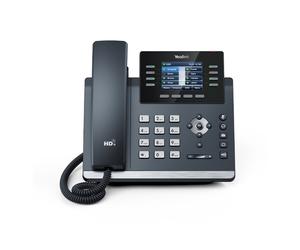 Yealink Yealink T44U Teléfono IP WiFi completo para trabajadores de espacios de co-working con una amplia gama de funciones que permite conferencias a 5 vías