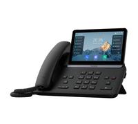 Yealink Yealink T88W Teléfono premium con 16 cuentas SIP, Wi-Fi 6, Bluetooth y audio AI, diseñado para productividad y seguridad.